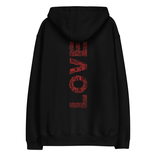 Premium eco Love hoodie